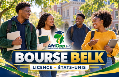 Bourse Belk 2027 : étudiants sur un campus américain, AfriOpp.info