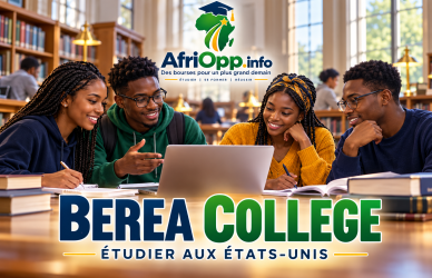 Berea College 2027 : étudiants africains en bibliothèque, AfriOpp.info